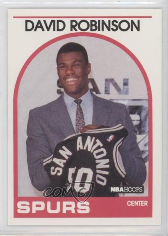 1989-90 NBA Hoops David Robinson #138 Rookie RC HOF 02y7
