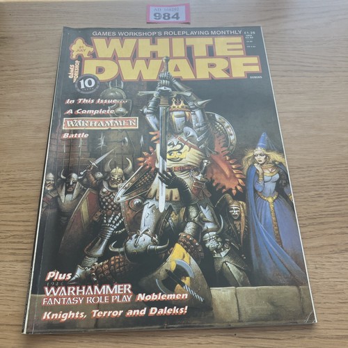White Dwarf Issue 91 Warhammer, Games Workshop July 1987 OOP