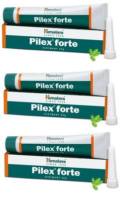 Himalaya Pilex Forte Ointment 30g x3 | Herbal Piles Relief | Exp 02/2027