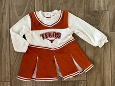 Toddler Texas Longhorn Cheerleader Dress Embroidered Outfit Girls 24mo Football