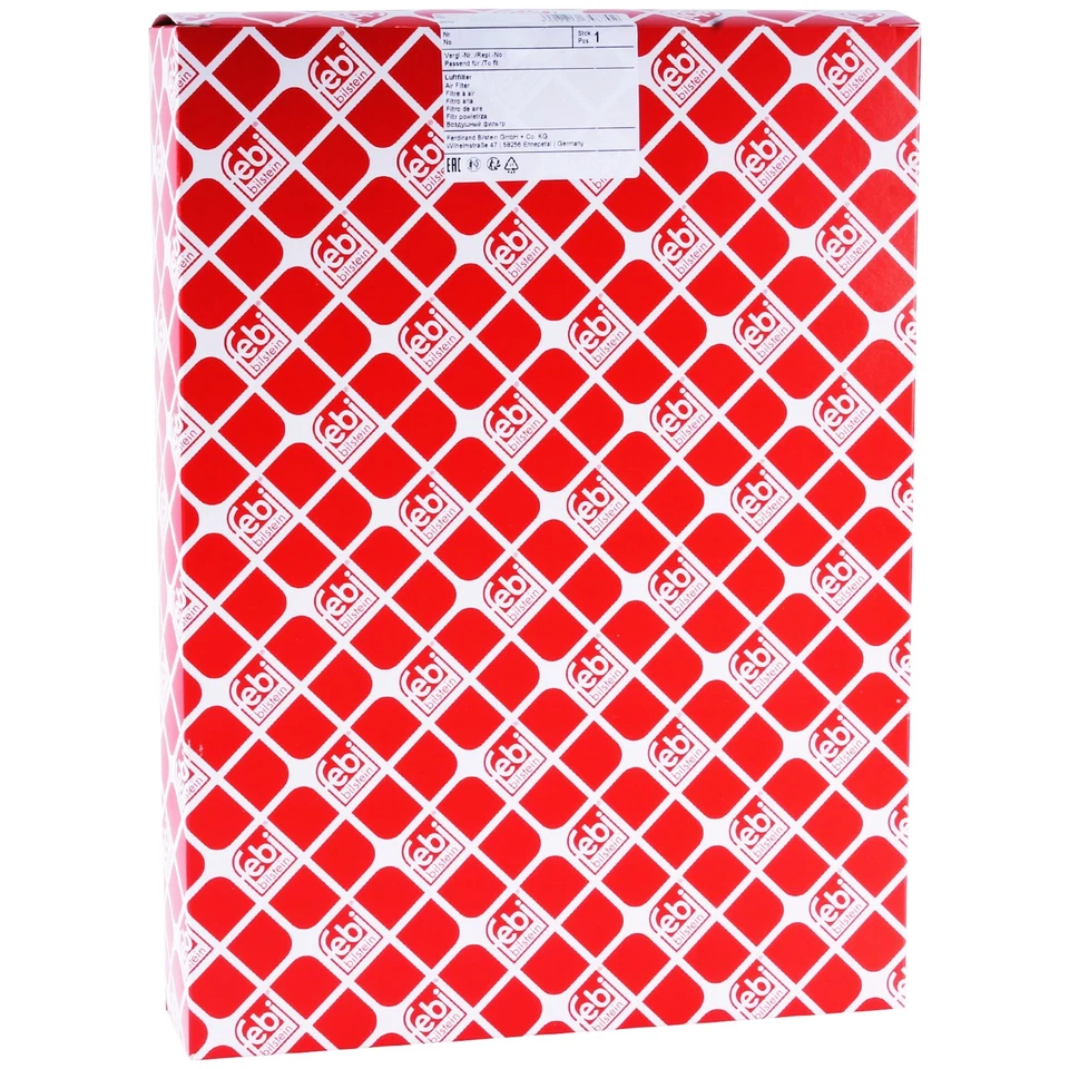 Filtro aria Febi Bilstein adatto per BMW Serie 1 E81 E82 E87 E88 Serie 3 E90-E93 X1 E84 - Immagine 3 di 3