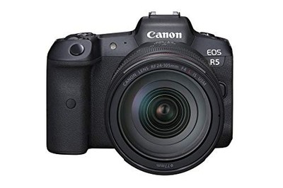 Canon EOS R5 Full Frame Mirrorless Camera + RF 24-105mm F4 L is USM Lens Kit