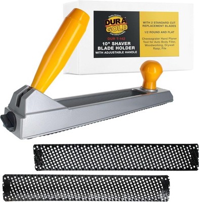 10'' Shaver Blade Holder with Adjustable Handle and 2 Standard Cut Replacement