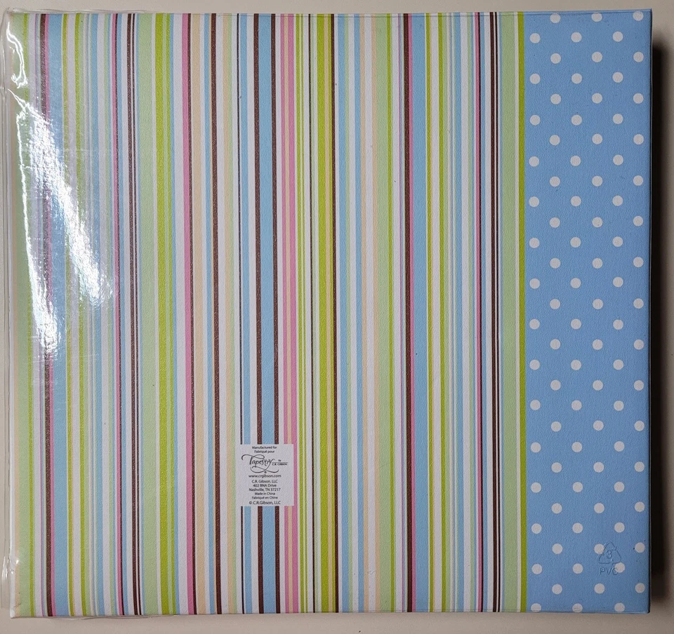 C.R. Álbum de recortes Gibson Tapestry 12 x 12 monograma/16 páginas/cualquier ocasión Foto 2 de 4