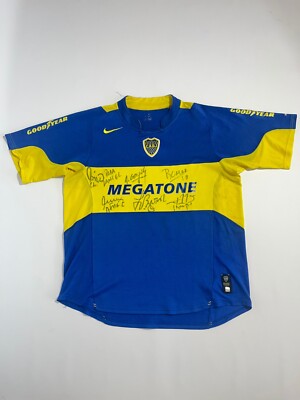 Boca Juniors Nike シャツ MEGATONE camiseta fútbol BOCA JUNIORS (argentina) home NIKE megatone 2006