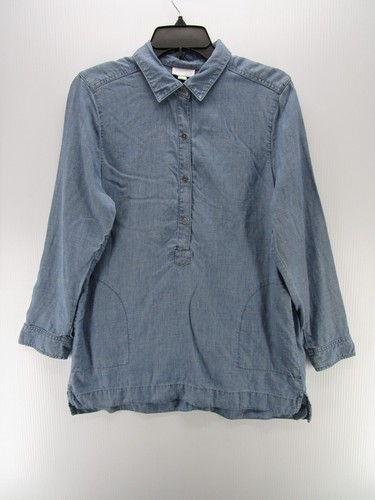 Blue Linen Denim Tunic 