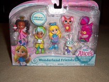 NEW, Disney Junior Alice's Wonderland Bakery 6 Piece Figure Play set