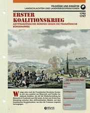 Pierwsza wojna koalicyjna / Antyfranfrancuski sojusz przeciwko Francuzom. - kartka informacyjna