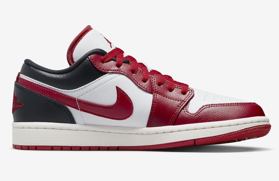 nike jordan 1 low gym red white black