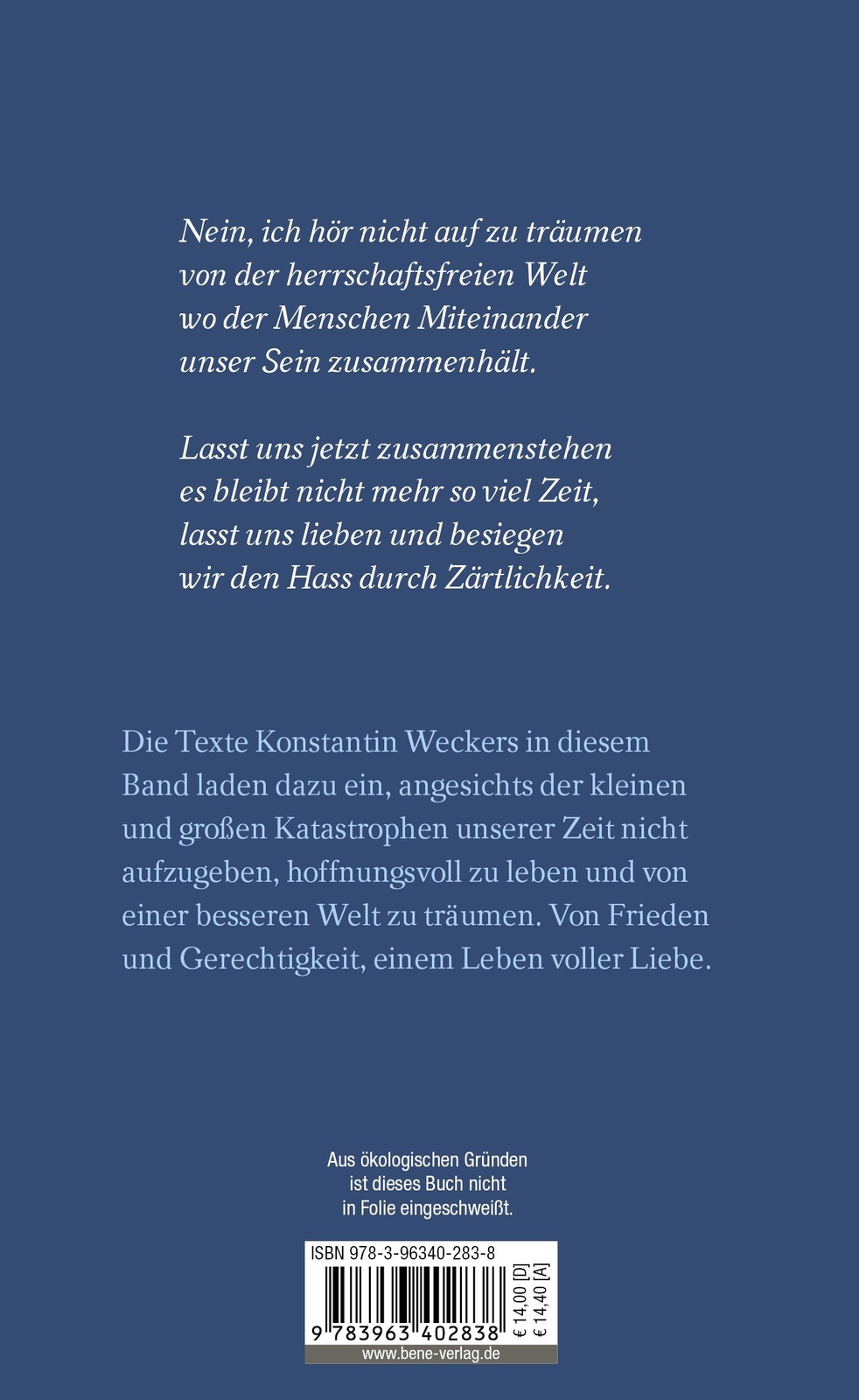 Thumbnail - Wir Werden Weiter Träumen Konstantin Wecker