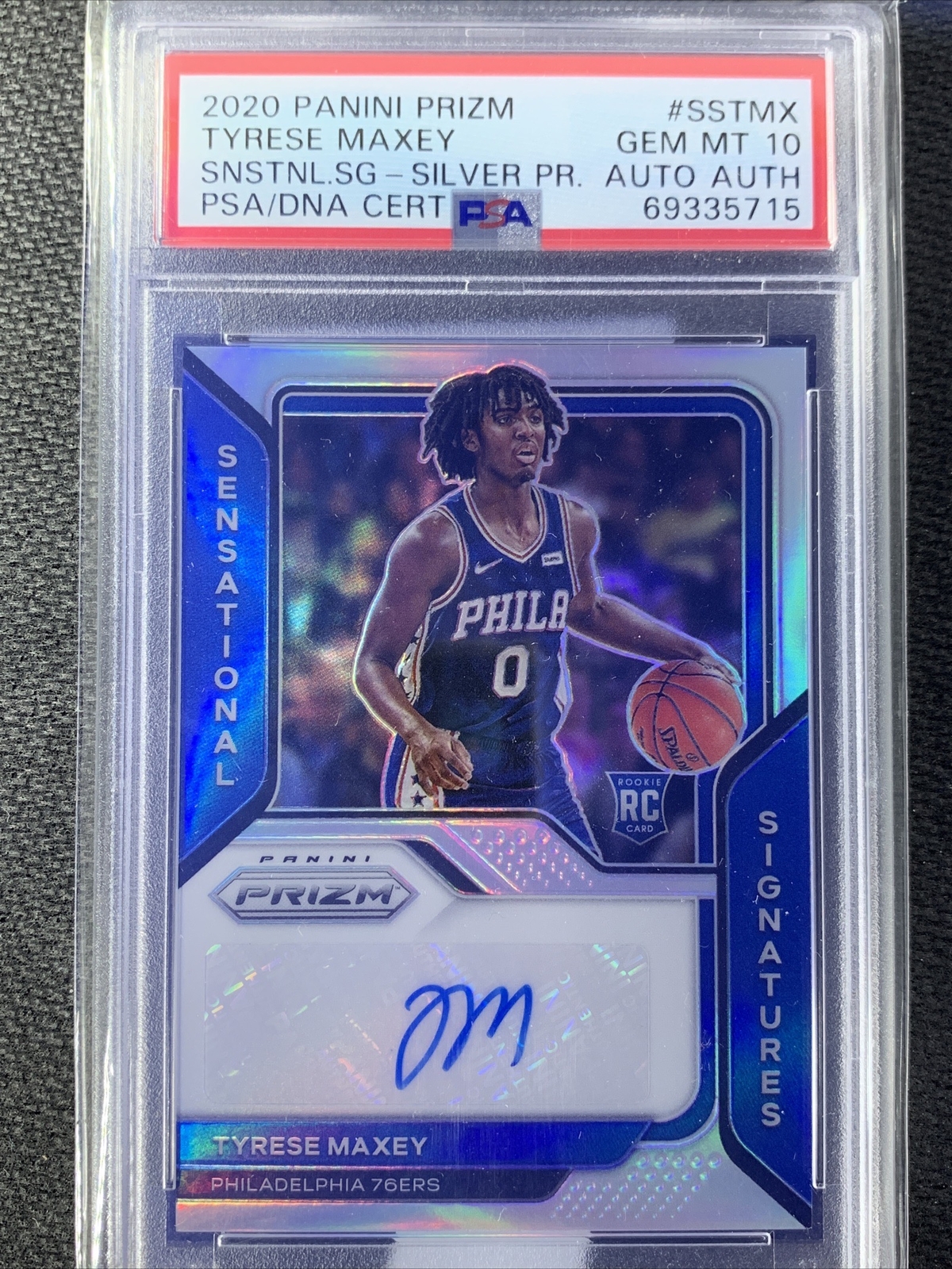 TYRESE MAXEY PRIZM PSA 10