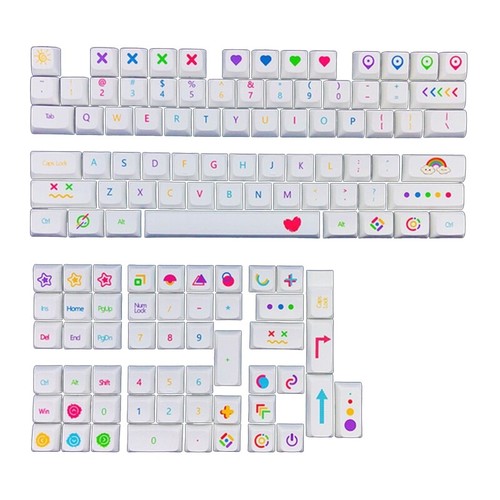 126 for XDA Profile Glossy Keycap PBT Dye Sublimation for Mechanical Keyboar - Picture 27 of 28