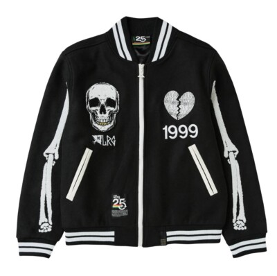 NWT LRG x Dead Serious 99 Bones Varsity Jacket Black | eBay NWT LRG x Dead Serious 99 Bones Varsity Jacket Black | eBay