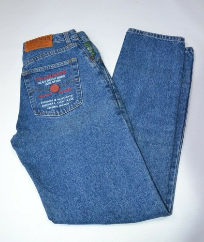 NWT rare vintage chambers blue jeans button closure sz 29 | eBay