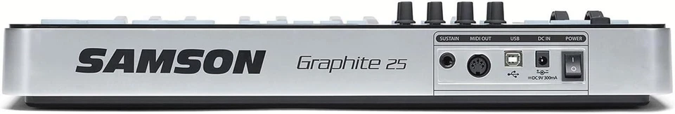 SAMSON GRAPHITE  25 - TASTIERA CONTROLLER MIDI USB - Immagine 2 di 2
