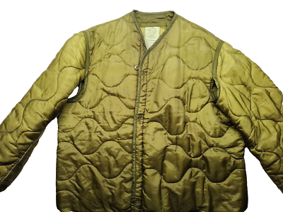 森　US Military Cold Weather Coat Liner Cold War US Military Liner Coat Cold Weather Size Medium | eBay