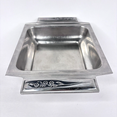 Plato para servir verduras rosa radiante vintage Rogers Insilco acero inoxidable - Imagen 3 de 11