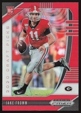 2020 Panini Prizm Draft Picks #111 Jake Fromm Prizms Red RC