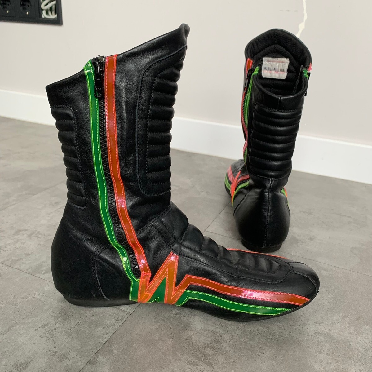 Vintage Mens WALTER VAN BEIRENDONCK W< Boots Shoes Leather Vintage Mens WALTER VAN BEIRENDONCK W< Boots Shoes Leather