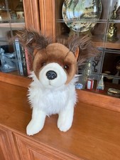 Circo Large 12 x14" Plush Brown  White Puppy Dog Spots on back 2009 EUC