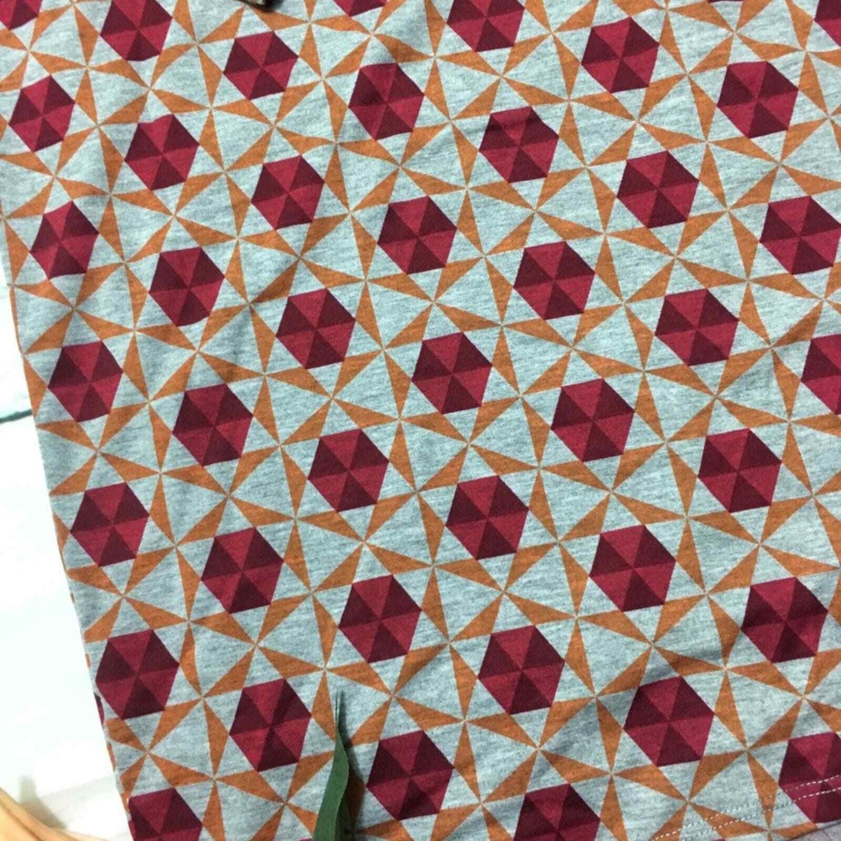 Tunique LuLaRoe Irma - Taille XS, Couleur Heather Cream, Col Et Manches Gris, Neuve