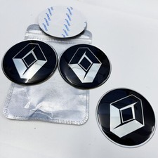 4x 65mm Für Renault Silikon Badges Radmittelkappenabzei Emblem Aufkleber NEW