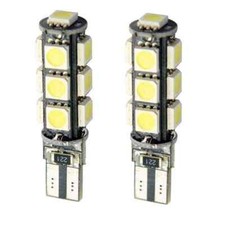360-degree Error Free 13-SMD-5050 T10 921 W5W LED Bulbs w/ Built-in Load Resisto