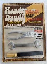 Larami Handy Dandy Tool Series Die Cast Metal Wrench Pliers File Kids Tools NOS