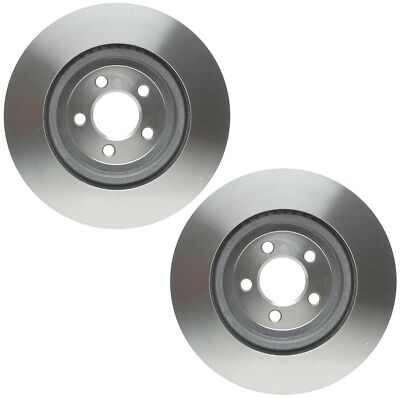 NEW Pair Set of 2 Front Coated Disc Brake Rotors ACDelco For Chrysler ...