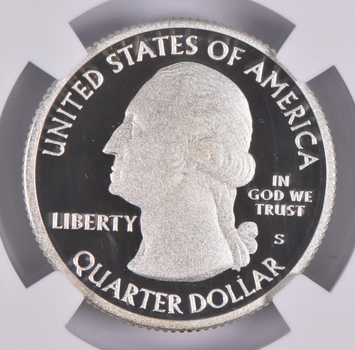 2014-S Silver PF70 ANT Great Sand Dunes Quarter Limited Edition NGC - Picture 4 of 5