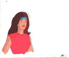 Captain Planet Planeteers Animation Cel n Stuck Draw Hanna Barbera 1990-95 E1082