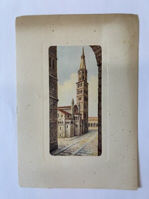 CPA Bildkarte Campagnile Duomo di Modena Modena Italien Dandolo Bellini