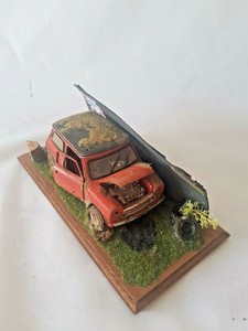 Original Handmade Mini Car Model Barn Find Unusual Fun Gift