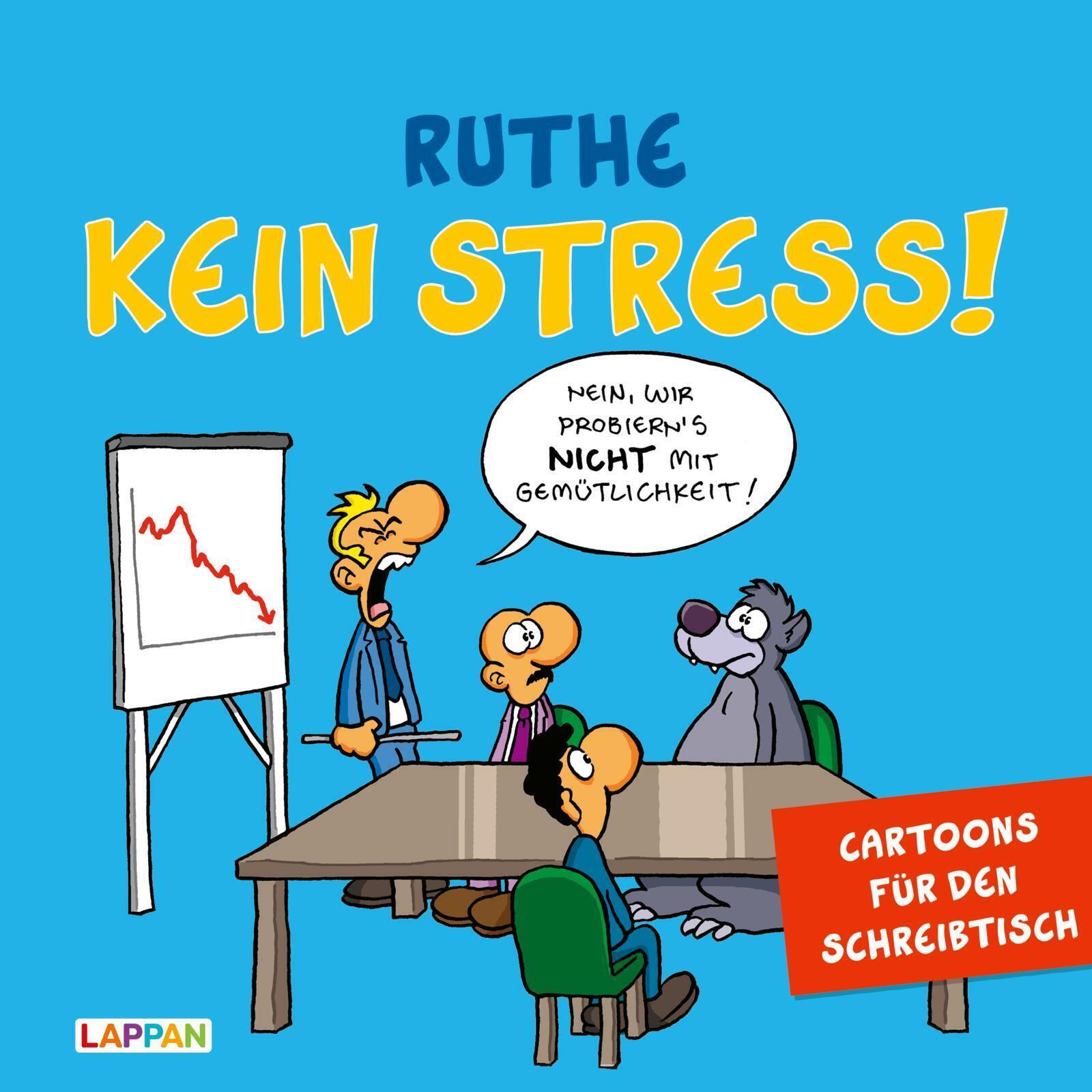 Thumbnail - Kein Stress Aufstellbuch | Cartoons Für Den Schreibtisch | Ralph Ruthe
