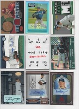 Seattle Mariners LOADED U-Pick  Serial #d JERSEY AUTO Rookie  AROD GRIFFEY FELIX