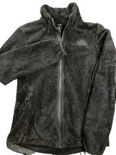 THE NORTH FACE Women Osito Full Zip Fleece Black Silken Raschel Jacket Size XS