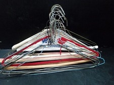 Lot 20 Bronze mixed painted Wire Hangers Clothing Standard Size Reinforced Bar