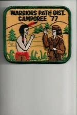 1977 Warriors Path District Camporee patch