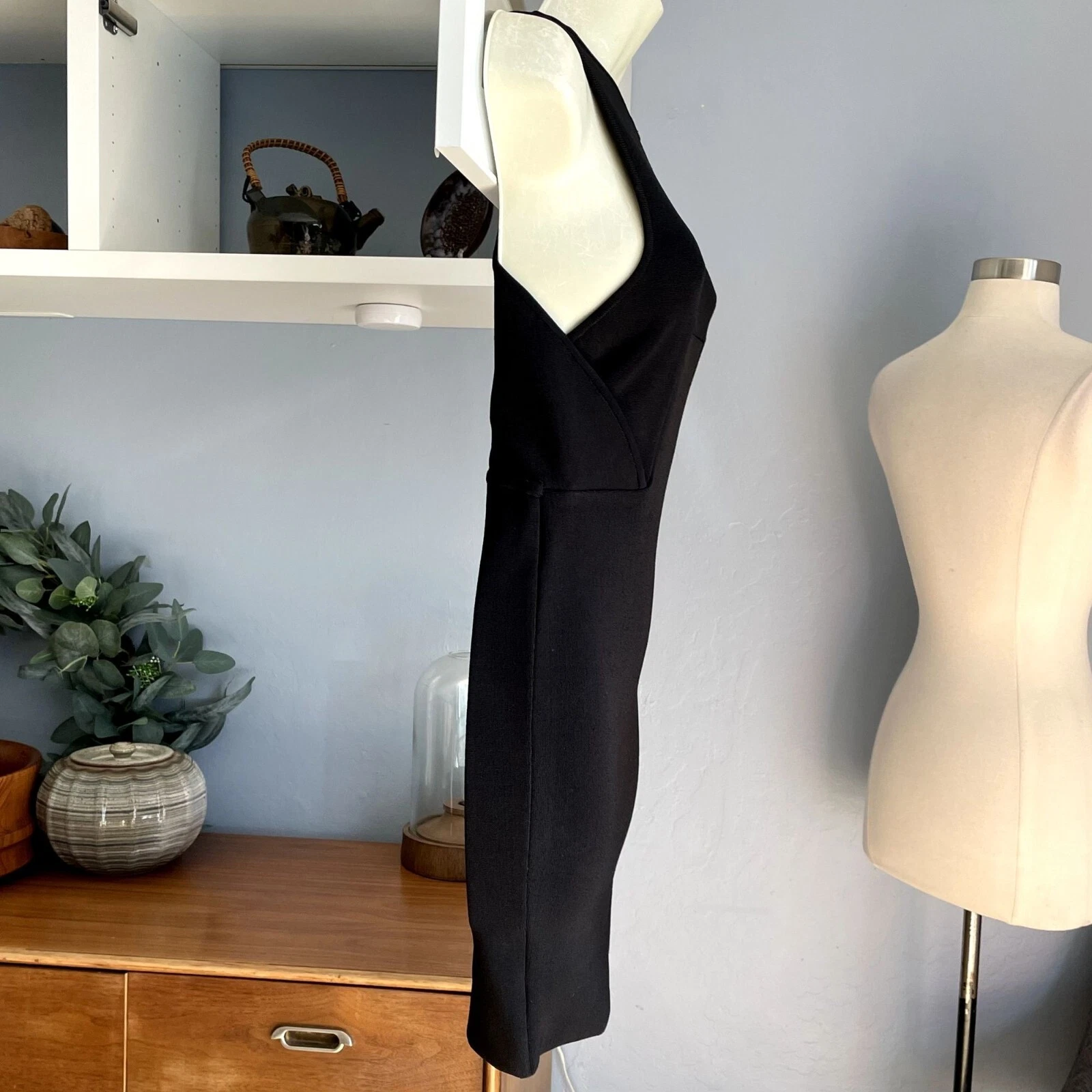 ALEXANDER WANG Mini Abito Bodycon Fascia Senza Maniche XS