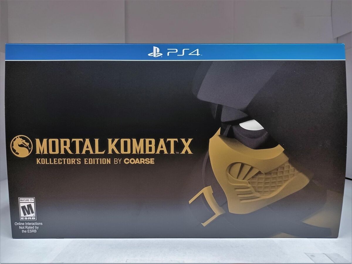 Mortal Kombat X Kollector's Edition by Coarse PS4 - Game Games - Loja de  Games Online