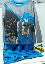 Boys Batman 2 Piece Pajama Sleep Set 4/5 6/7 10/12 NWT Flame Resistant