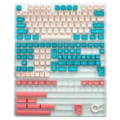 160PCS Double Shot Keycaps Two-color for Mechanical Keyboard Keycap Set