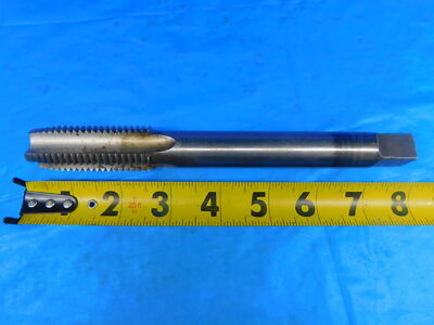 1'' 8 NC GH4 HSS PLUG TAP 4 STRAIGHT FLUTE 1.0 DEEP HOLE TAPPING THREADING