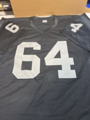 Las Vegas RAIDERS RIchie Incognito #64 SIGNED Black Home JERSEY JSA RARE - Picture 2 of 2