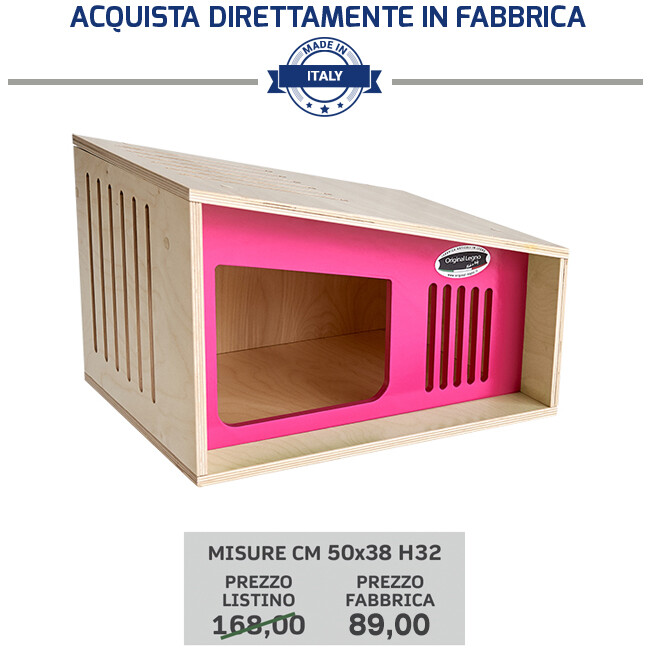 Cucce Ocean in Legno da Interno | Cuccia Gatto e Cane Design Moderno