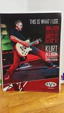 EVH GUITARS AND AMPLIFIERS KURT ALLISON JASON ALDEAN  PRINT AD   11 X 8.5    D2