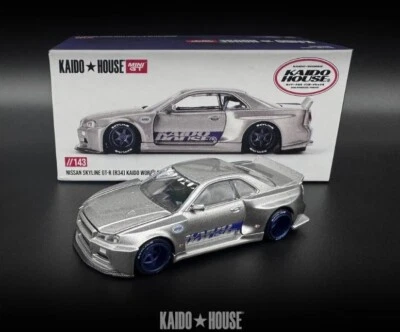 MINI GT KAIDO HOUSE MINI GT KAIDO*HOUSE Nissan Skyline GT-R R34 Kaido Works SHINJUKU V1