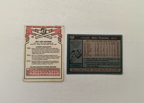 Lote de tarjetas de novato de los New York Mets RC 1980 Topps Alex Trevino Ron Gardenhire - Imagen 3 de 12