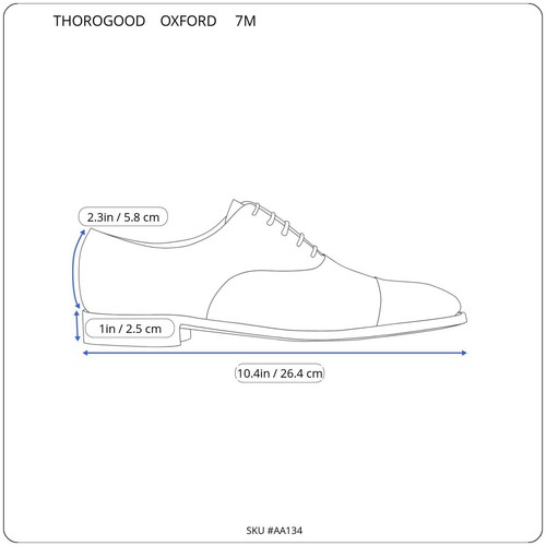 Mujer Thorogood Clásico Cuero Oxford Talla 534-6047 Certificado postal 7M nuevo en caja - Imagen 8 de 24