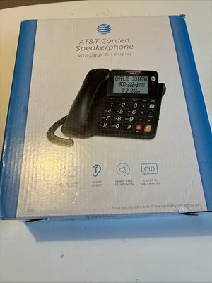 Single Line Corded Phone AT&T CL2940 New in open box